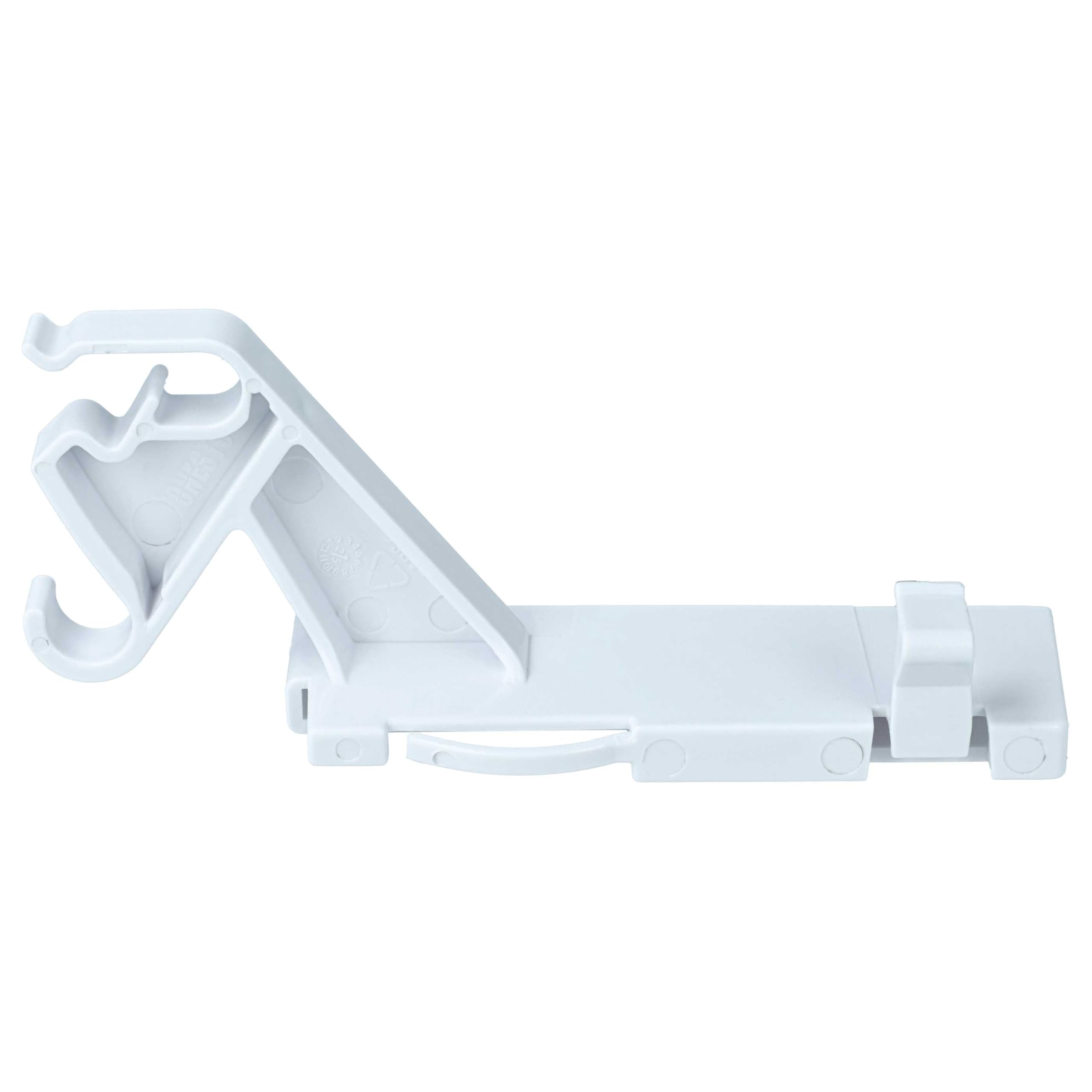 vhbw Cerniera destra compatibile con Zanussi ZBB28442SV, ZBF22451SA congelatore, frigorifero combinato - cerniera porta per vano freezer