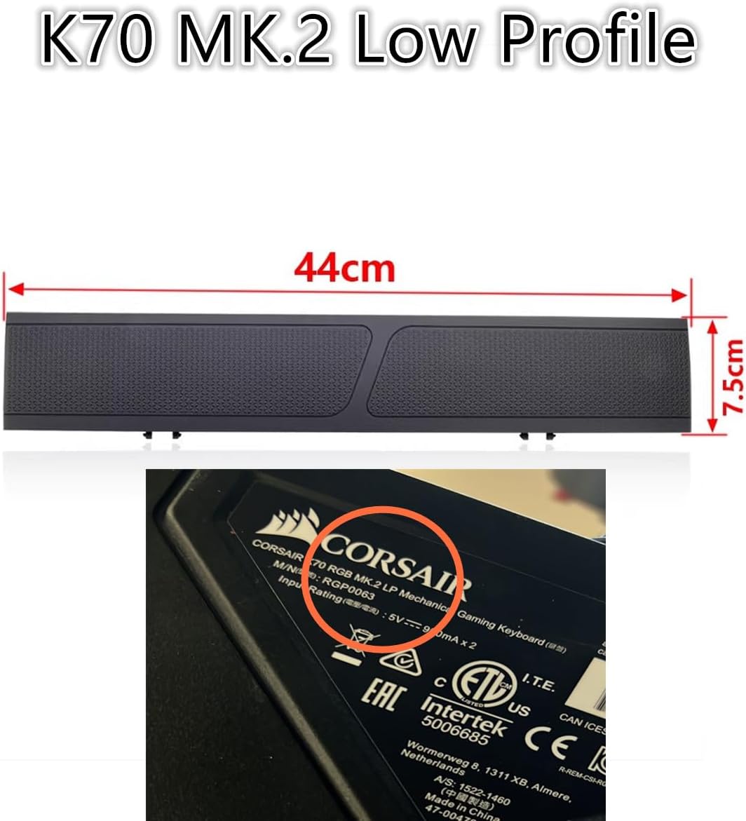 New Wrist Rest for Corsair K70 MK.2 Low Profile Keyboard Wrist Rest Pad Palm Protection (K70 MK.2 (Low Profile))