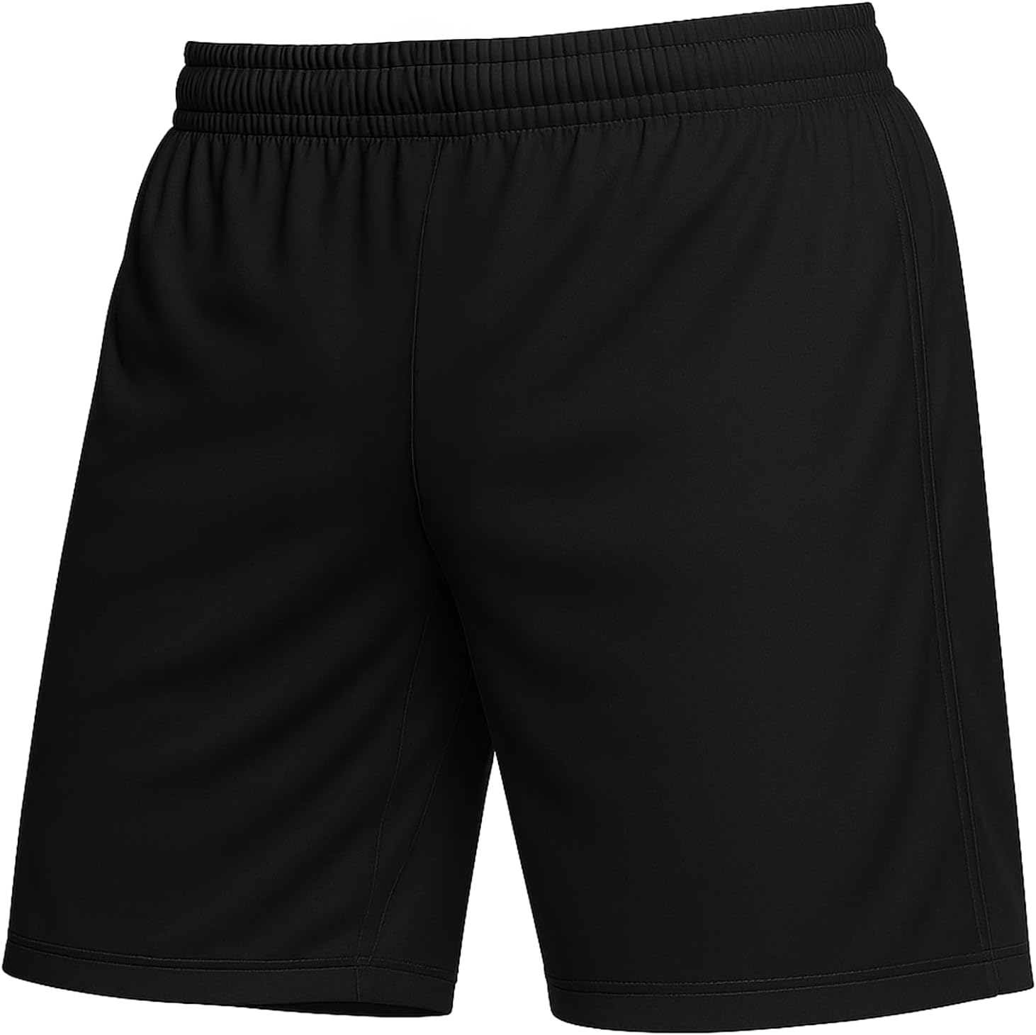 Just 4 Kicks Boy's Soccer Shorts, Black, White and Royal Blue Youth Sizes Training Soccer Shorts - Image 4
