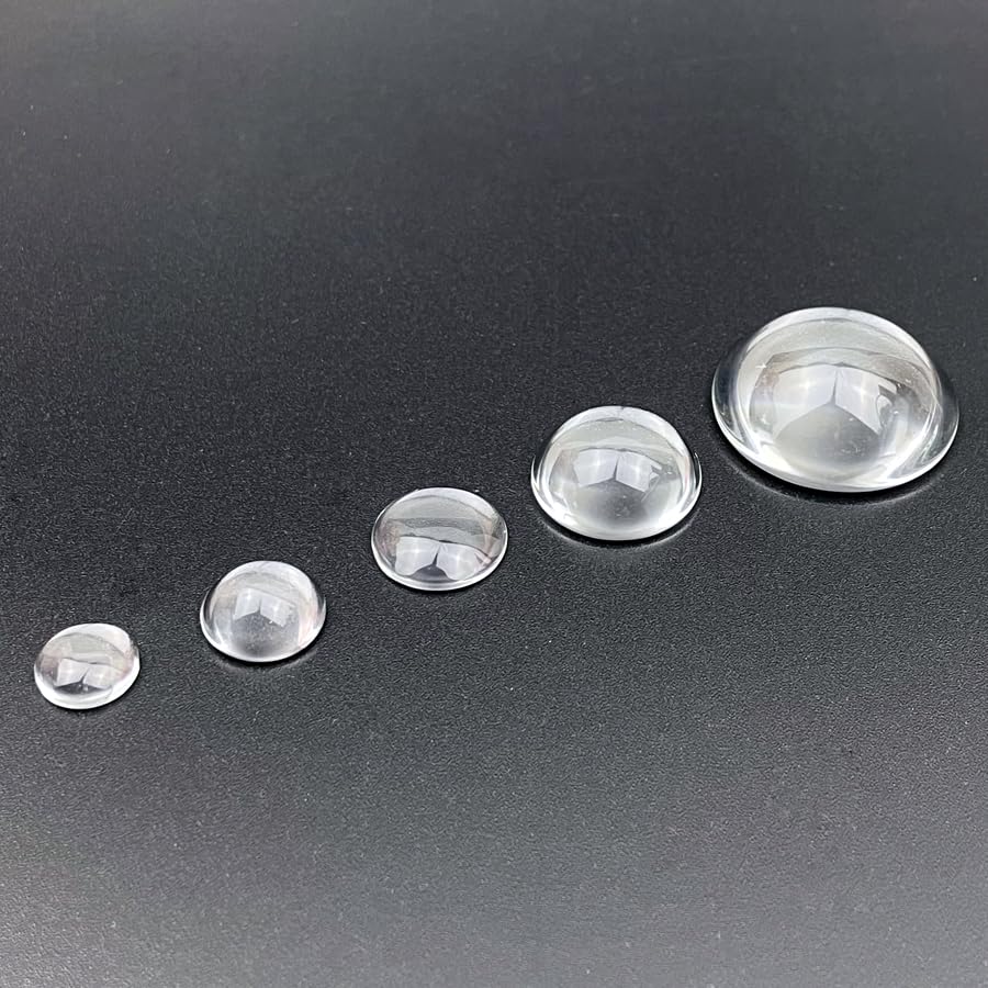 Lentille Optique En Verre Plan Convexe - Mini Lentille LED Diamètre 13mm Focale 8mm - Pour Projecteurs, Spots, éclairage