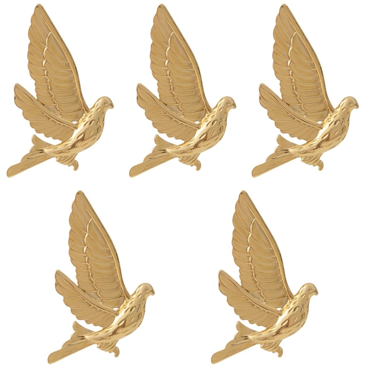 5pezzi Spilla Decorativa Per Cappello Forma Di Colomba Accessorio Elegante Per Cerimonie Compleanni e Occasioni Speciali Spilla Multifunzionale Resistente Perfetta Per