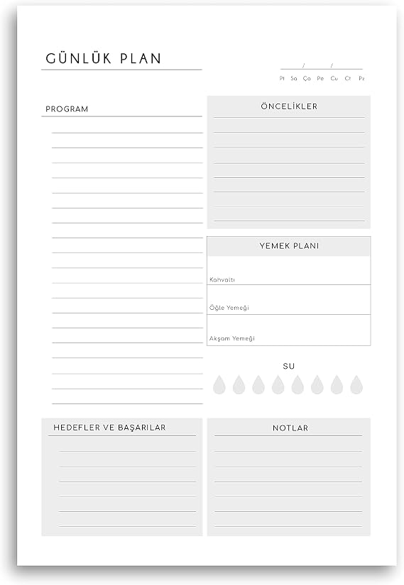 Difference Introduction 3-Piece Desktop Planner Set (Daily, Weekly, Monthly Planner)
