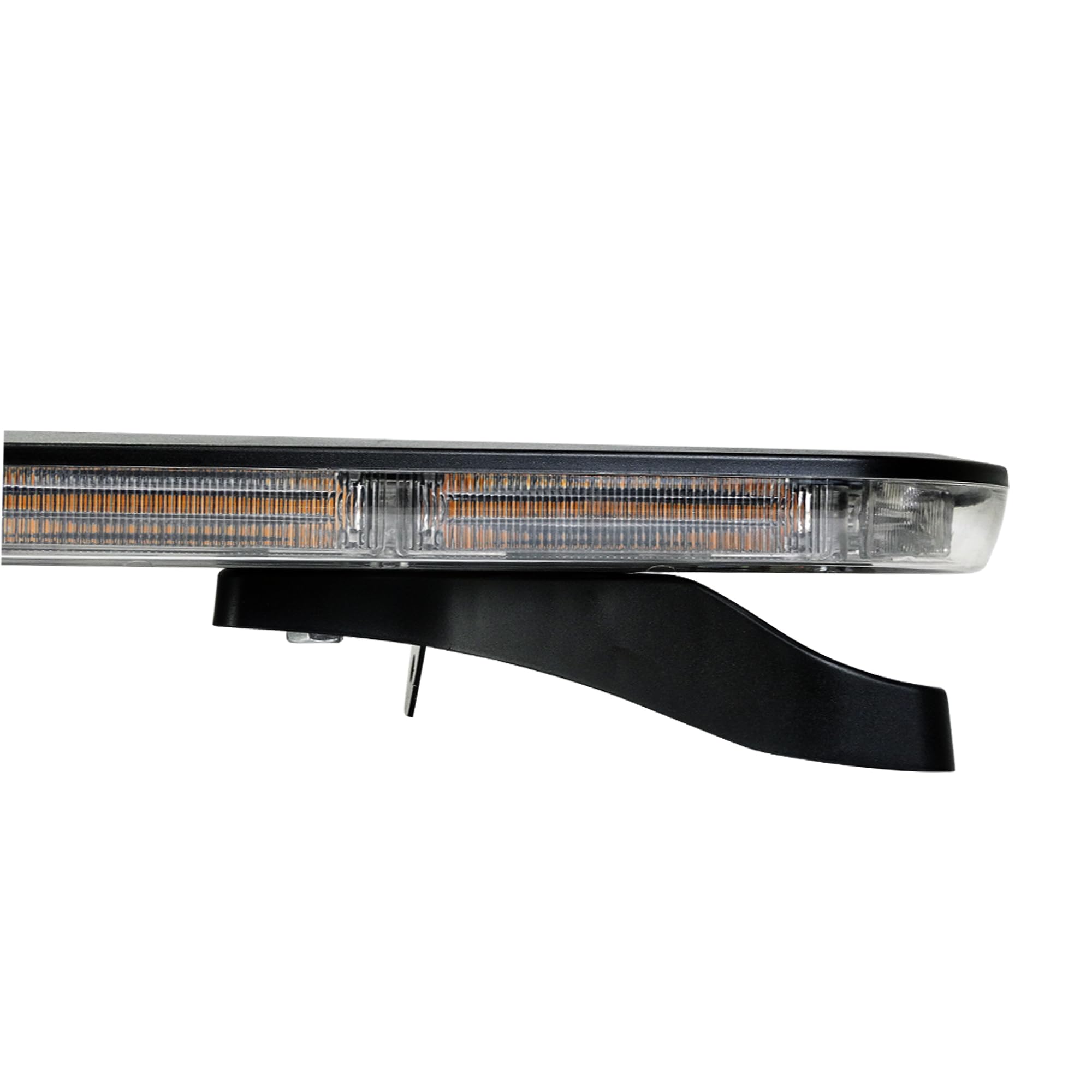 Rampe Lumineuse d’Avertissement LED Extra Plate 12V 24V 126W Orange/Ambre + Module de Commande 16 Modes d'Éclairage Balise Stroboscopique Gyrophare Flash Véhicule de Dépannage Escort ECE R65, R10