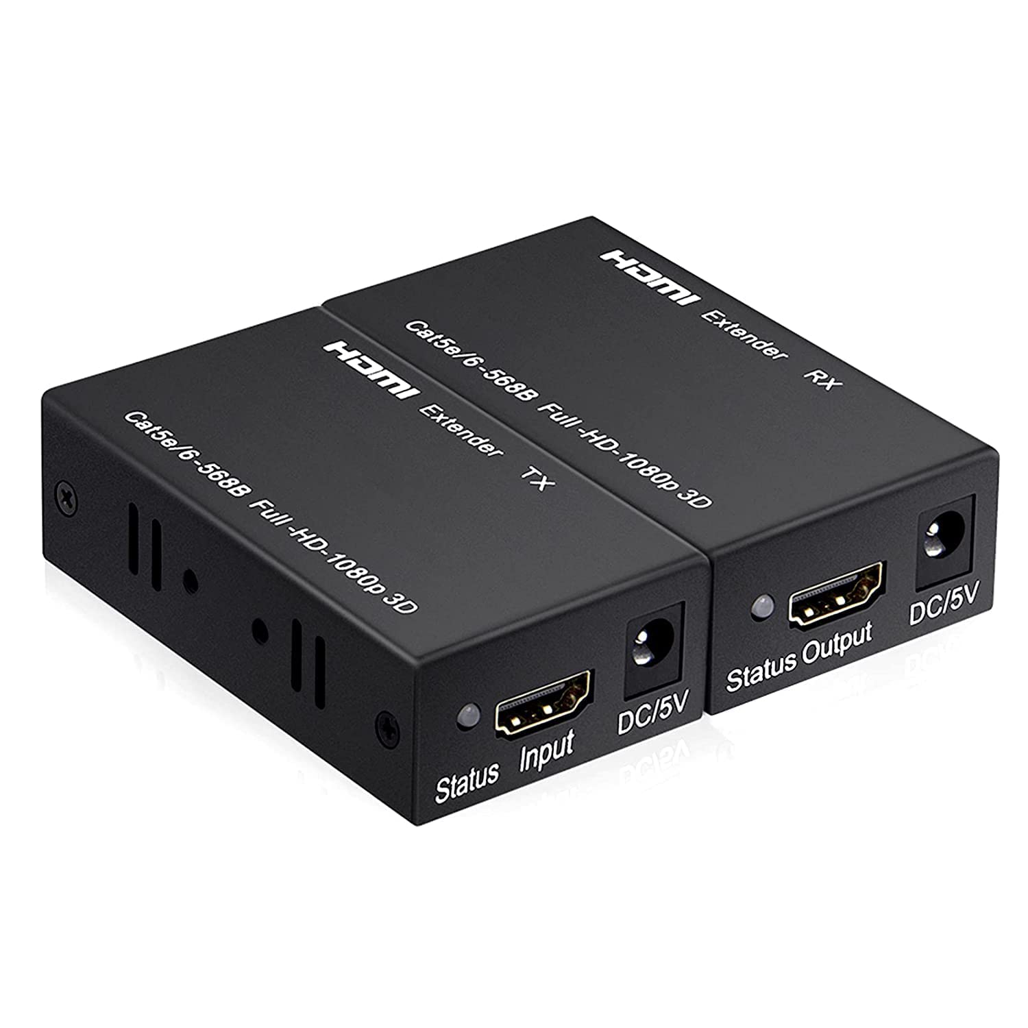 SANCY HDMI Extender over Ethernet 196ft/60m, 1080P, 3D, HDCP, EDID, HDMI to RJ45 Cat5e/6/7 Cable Support - Transmitter and Receiver for TV, Projector, and More-image-32
