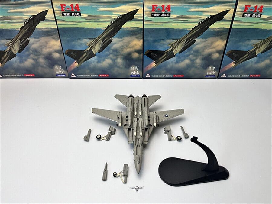 Wltk 1:100 F-14A VF-84 Variable-Sweep Wing Diecast Model New in Stock