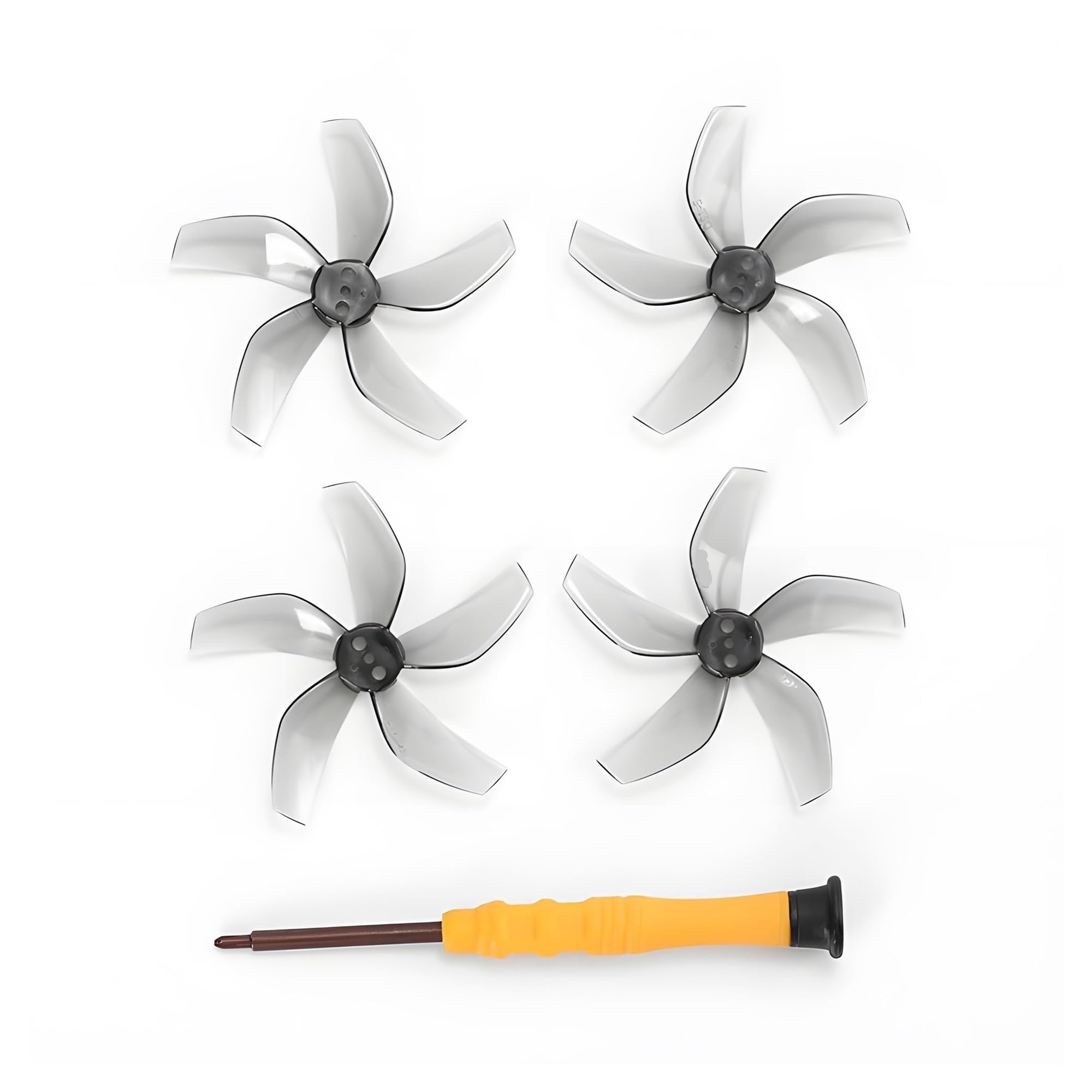 Compatible For DJI, Neo Five-Blade Quick Release Propellers, Low-Noise Paddle Blade, Drone Accessories(Gray 4pcs)