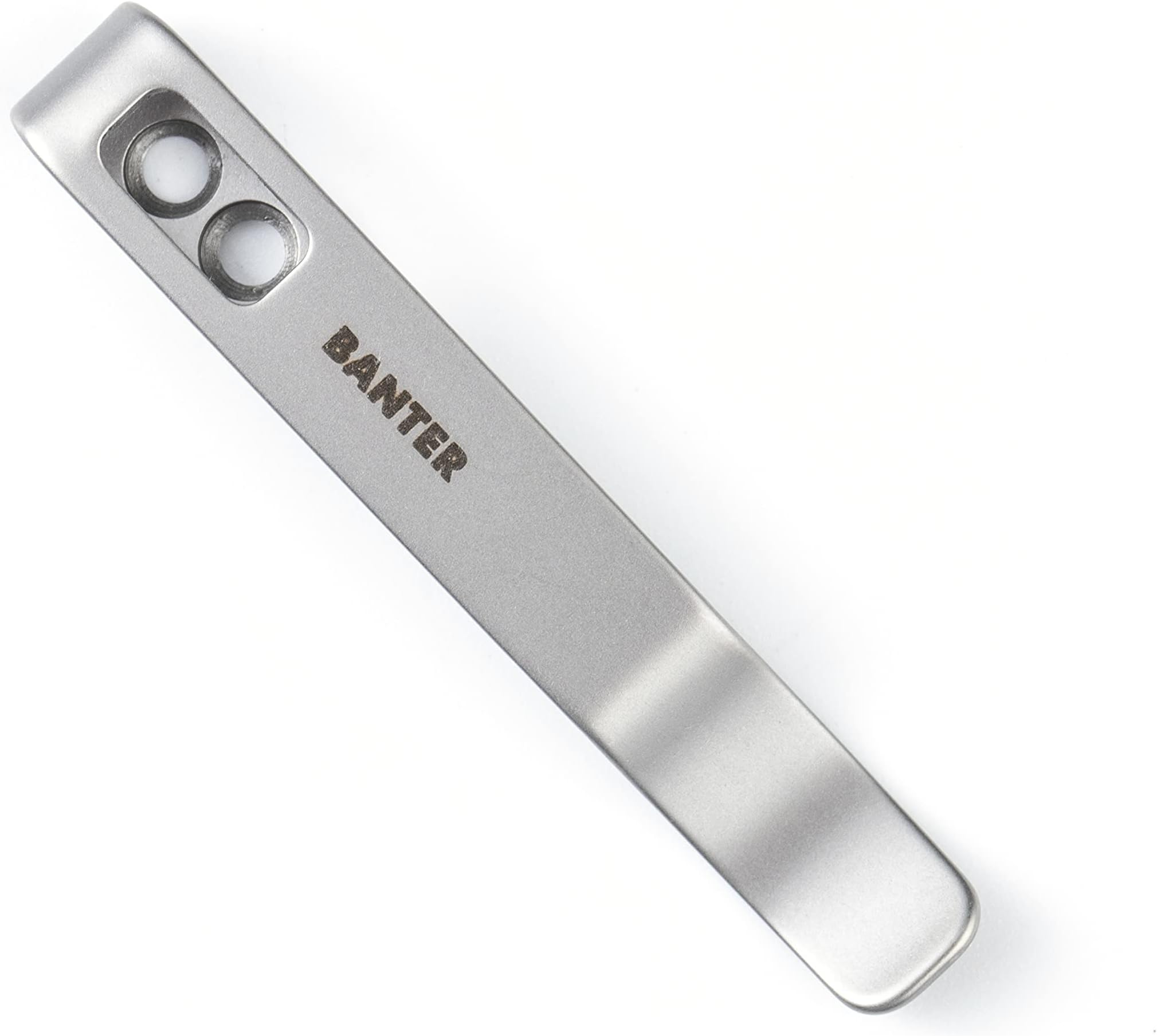 Pocket Clip for Baby Banter Knife, No Screws Included CA-07B (Plain)