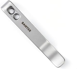 CIVIVI Stainless Steel Pocket Clip Baby Banter Knife, No Screws Included CA-07B (Plain)