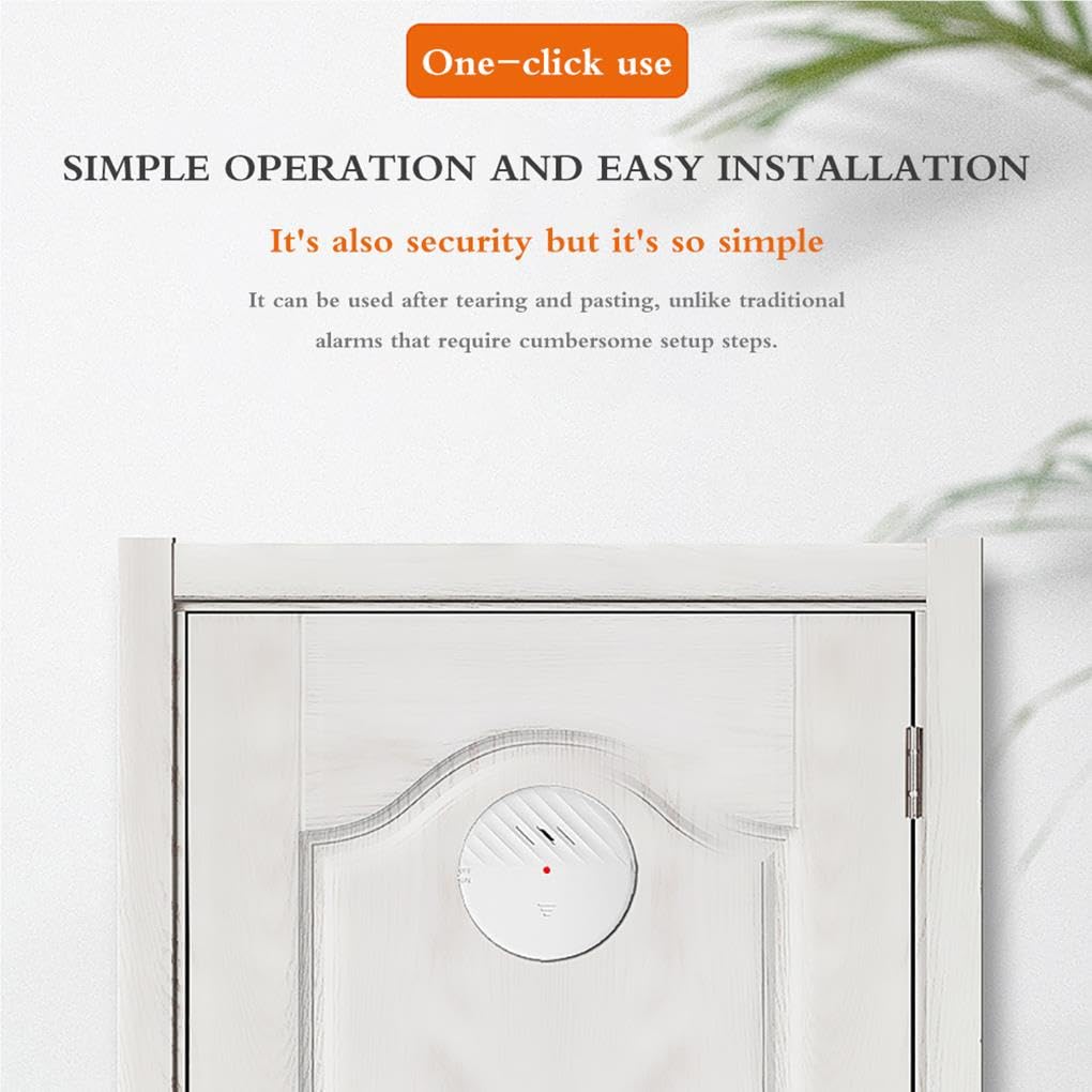 Juego de 10 alarmas con sensor de rotura de 125 dB, ultra delgado, detección de vibración, autoadhesivas, funciona con pilas, para ventanas de hogar, negocios, puertas de seguridad