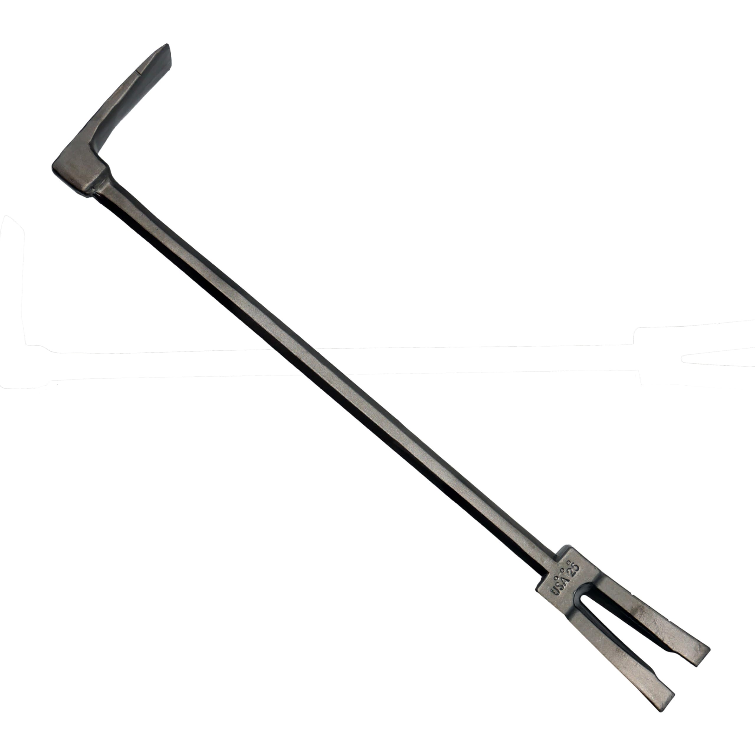COUNCIL TOOL Halligan Bar - 30 in Pikeless Forced Entry Tool with One Piece Steel Design & Key-in-Knob Fork Gap - HAL1PTAC30