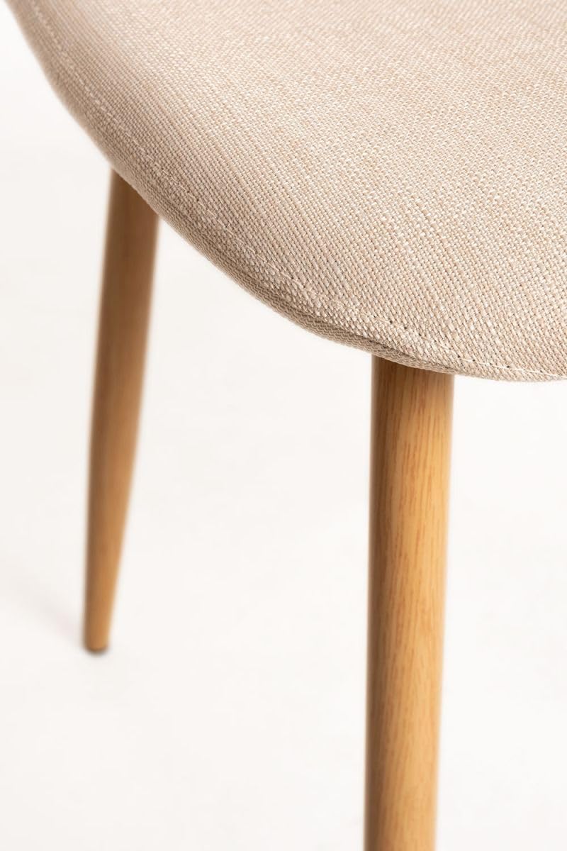 Regalos Miguel - Packs Sillas Comedor - Pack 2 Sillas Teok Tela - Beige