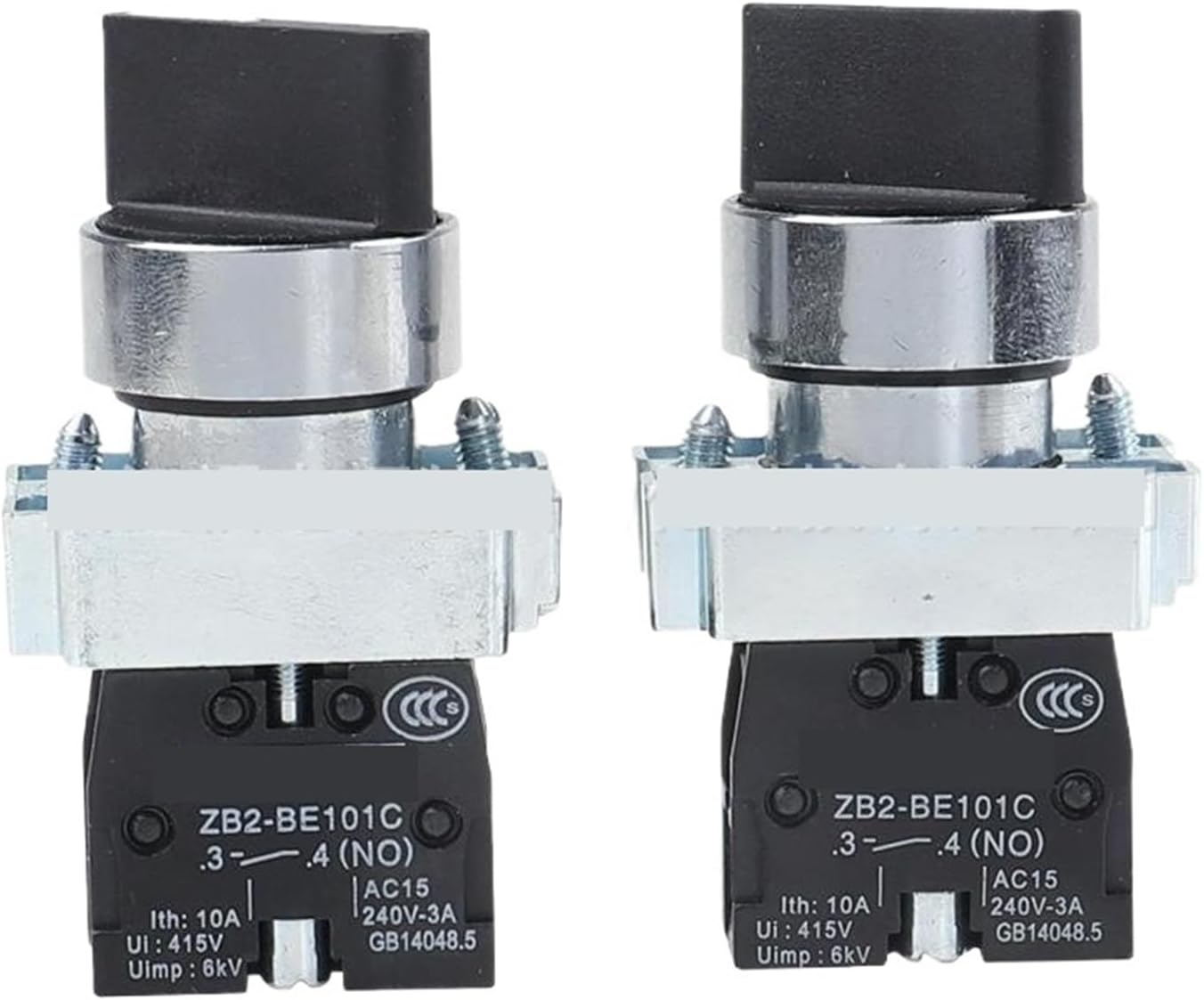 XB2BD21C Handle Round selector Rotary Switch Head ZB2BD2C Black