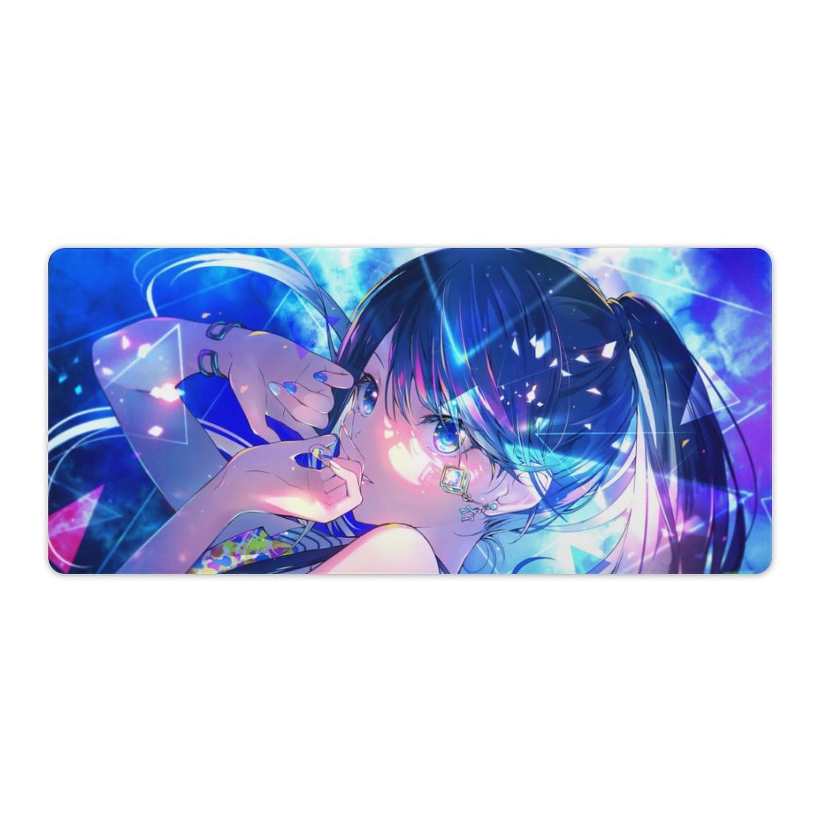 星乃一歌 マウスパッド ゲーミング マウスパッド 大型 キャラクター マウスパッド 可愛い 超大型 薄い デスクマット ゲーミング テーブルマット キーボードパッド 大判 滑り止め 変形や破損を防ぐ 防水 大きいサイズ かわいい おしゃれ 電子部 40x90cm