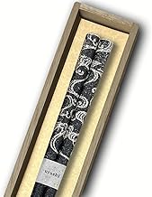 橋本幸作漆器店 銀の波 輪島うるし箸 乾漆仕上げ 桐箱入り 22.5cm 日本製 天然漆 高級 職人技 滑りにくい ギフト プレゼント (黒)