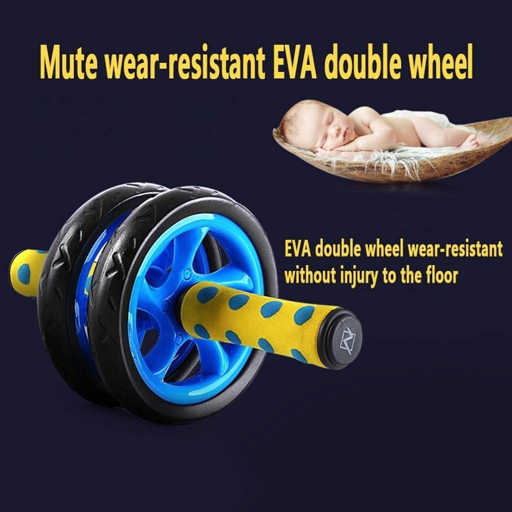Abdominal Muscle Wheel，This Abs Wheel comes with a Knee Pad and Wheel Rollers for Added Stability and Comfort, and is the Abs Wheel for a Core Workout