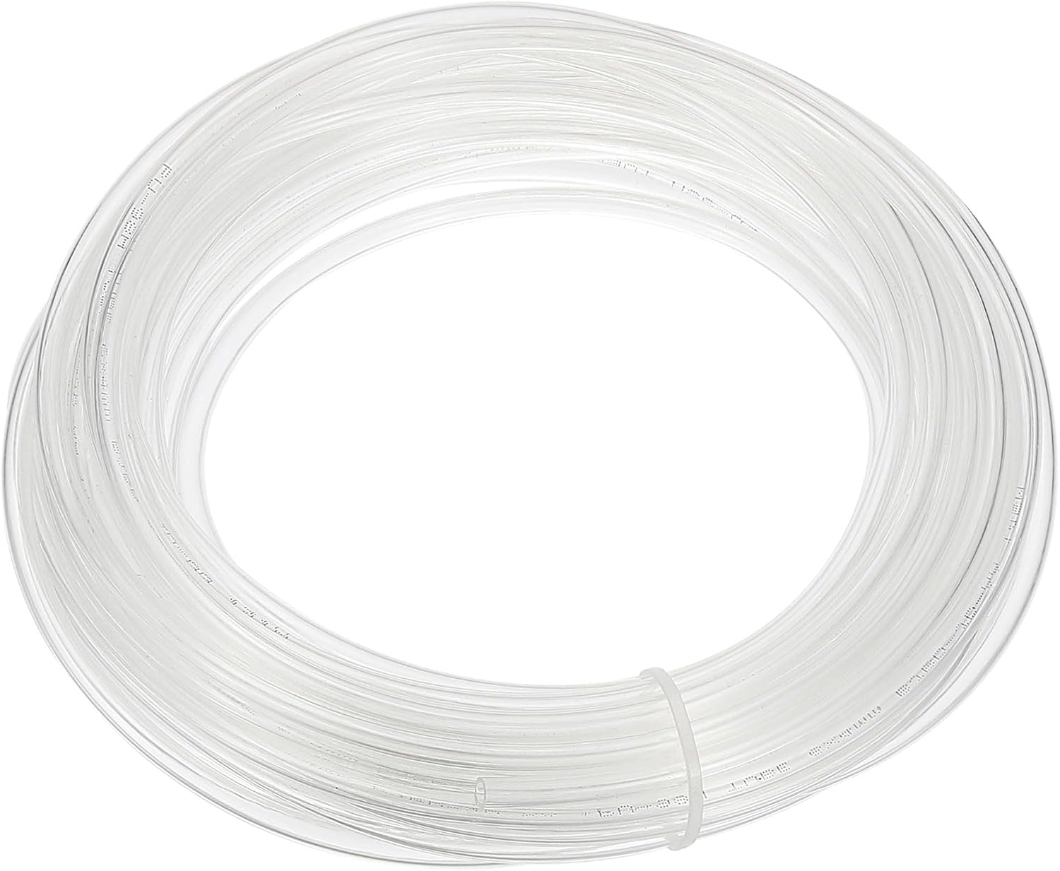 PATIKIL Pneumatic Tubing 1/4" OD 39ft, 6mm OD 4mm ID PU Air Line Pipe Tube for Air Compressor Fitting or Fluid Transfer, Clear