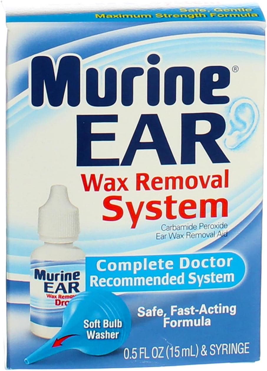 Murine Ear Wax Removal System Drops 0.5 oz, Pack of 2 Amazon.ca