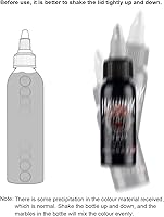 Vista 7 de HAWINK Tinta negra del tatuaje 4oz (4.1 fl oz) del pigmento amistoso suministros concentrado negro ti203-120-002