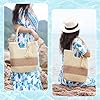 EVEOUT Stroh Schultertaschen Strandtasche für Damen Große Sommer gewebte Handtasche Henkeltaschen Shopper Böhmen für Urlaub #4