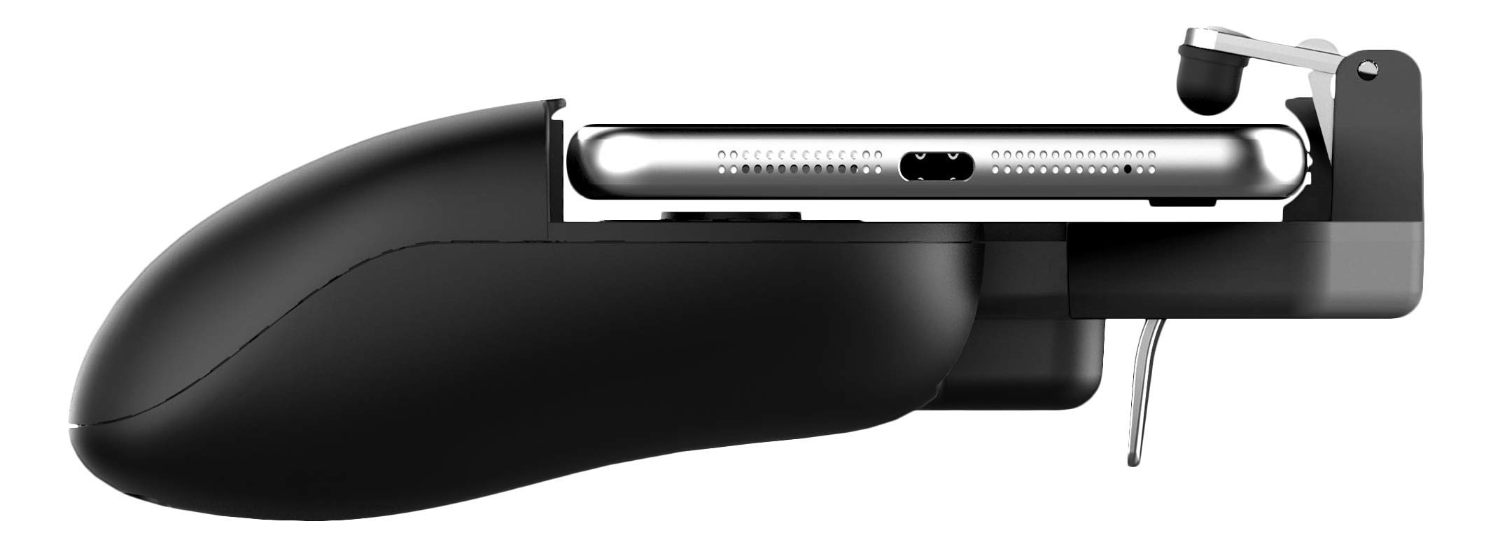 Contrôleur de Jeu Mobile pour Smartphones avec 2 Boutons de déclenchement, Support pour téléphone Portable, Manette de Jeu avec Ventilateur et Batterie Externe intégrée pour Smartphones