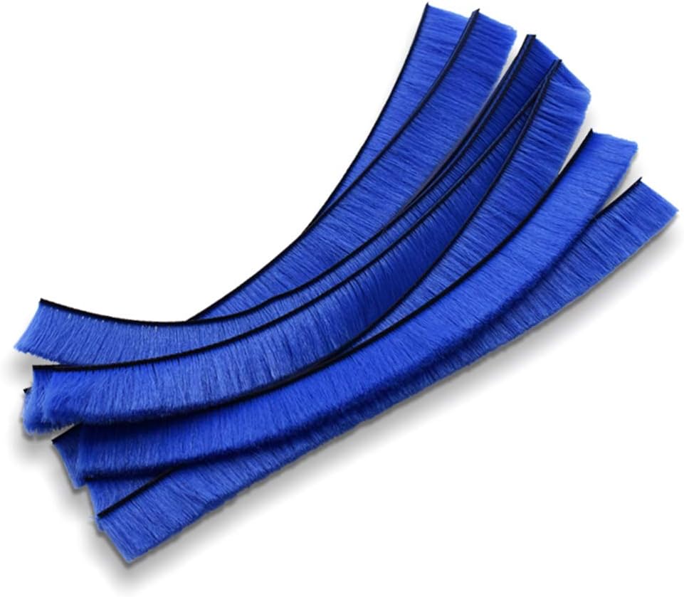 Electrostatic Roller Brush for Roborock S5 S5 MAX S6 S6 Pure S6 MAXV S50 S55 Vacuum Cleaner Parts, 1 Main Brush, 8X Blue, 8X Orange, 8X Black Brush