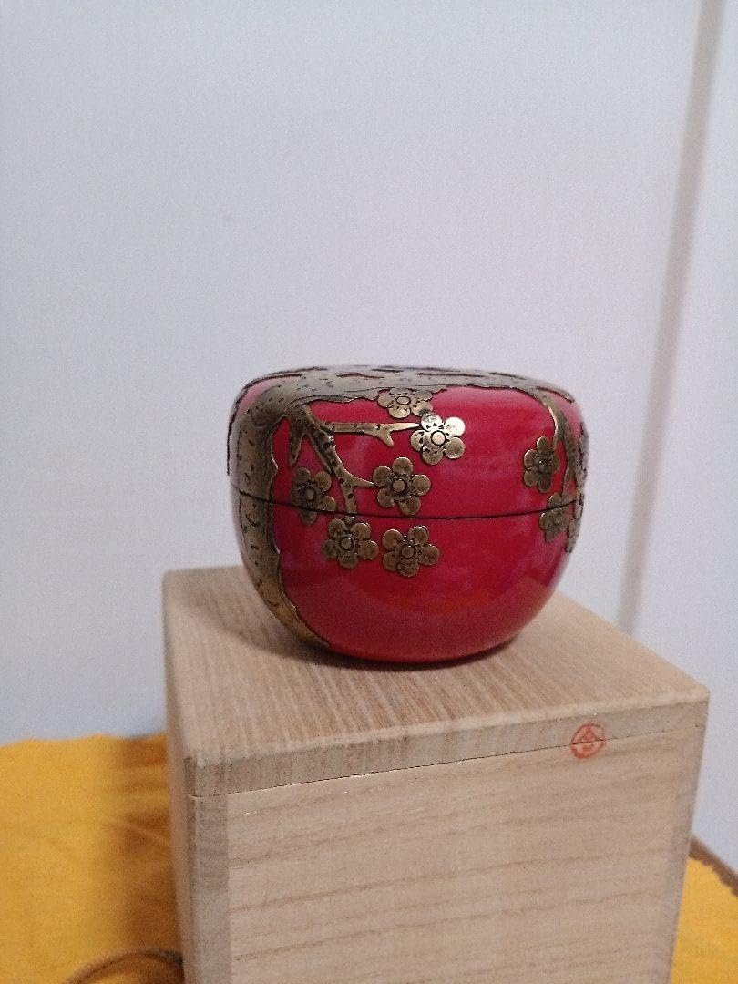 大正〜頃の時代 茶道具 木製溜塗 金彩蒔絵 菓物椀 見返し蒔絵 5客揃