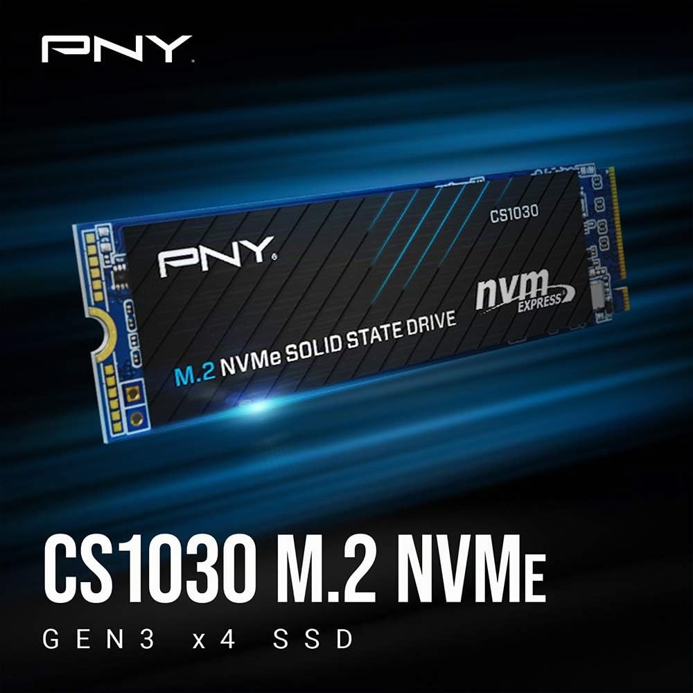 PNY CS1030 250GB M.2 NVMe PCIe Gen3 x4 2500MB/s Lesegeschwindigkeit 1100MB/s Schreibgeschwindigkeit Internal Solid State Drive (SSD)