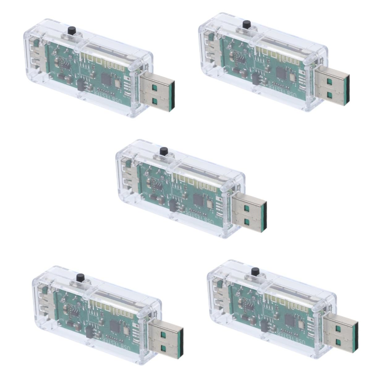 OSALADI 5stücke Usb Tester Mit Farbdisplay Spannungsmesser Für Usb-anschlüsse Überwachung Von Kapazität Und Leistung Für Ladegeräte Und Powerbanks