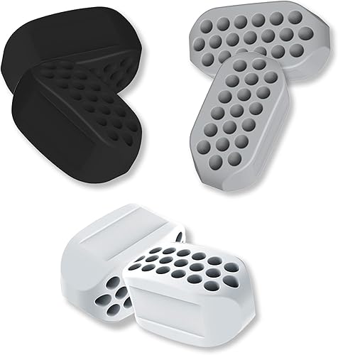 Ejercitador de mandíbula para hombres, 3 niveles de resistencia (6 piezas) sin BPA, silicona para ejercitador de mandíbula, tabletas de goma para disponible en Yaxa Venezuela