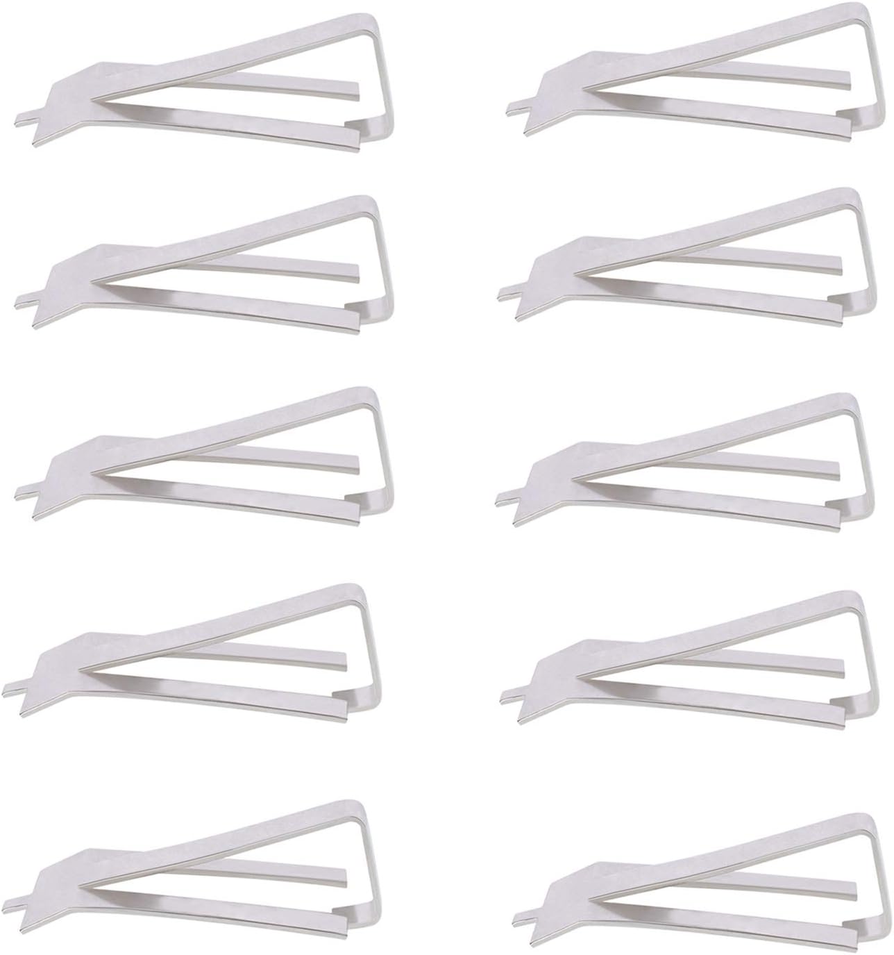 10 Pcs 3D Printer Accessories Hot Bed Printing Platform Lattice Glass Fixing Clip Stainless Steel Glass Polishing Clip