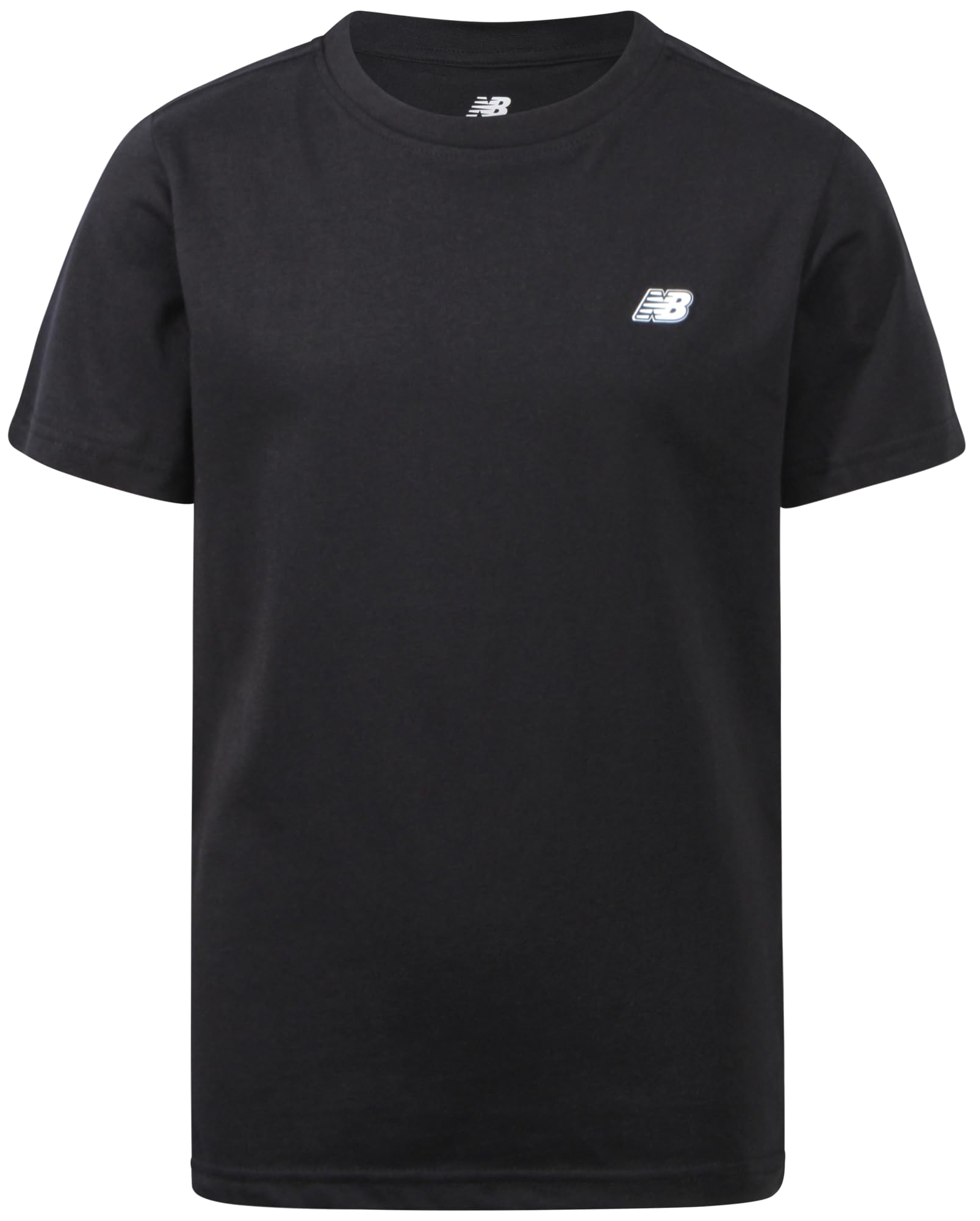 New Balance Boys' Short Sleeve Crewneck T-Shirt Black 8