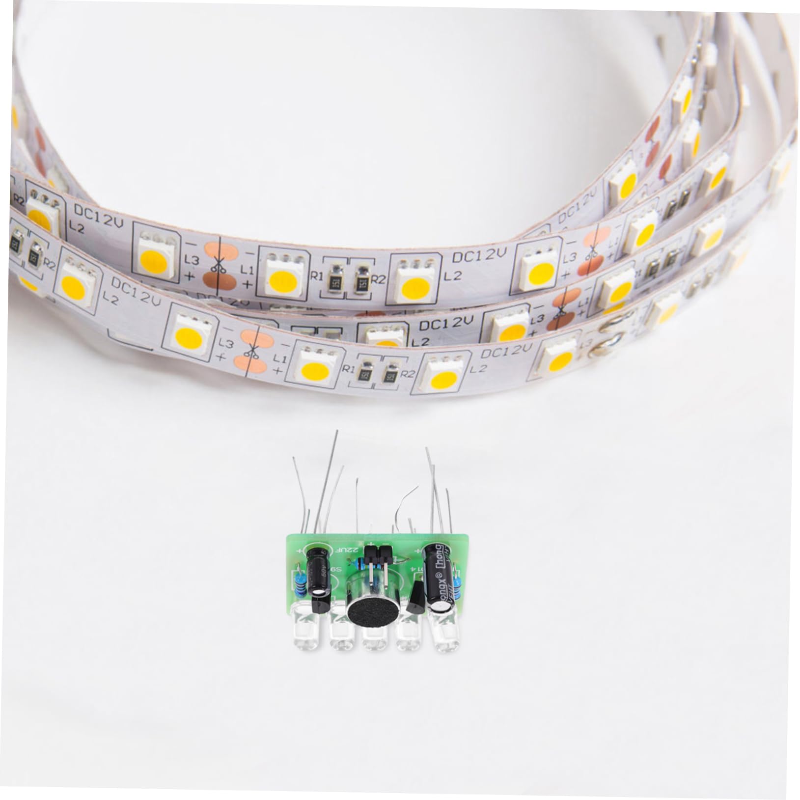 Uonlytech - Module Acoustique LED - Module Clignotant LED lumière Flash Lustre LED DIY Respirer des pièces légères Module de pièces de Lampe Clignotante LED Tons de Terre dirigé Positionner