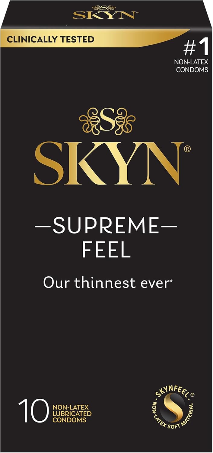SKYN Supreme Feel Non-Latex Condoms - 10 Count  Botswana | Ubuy