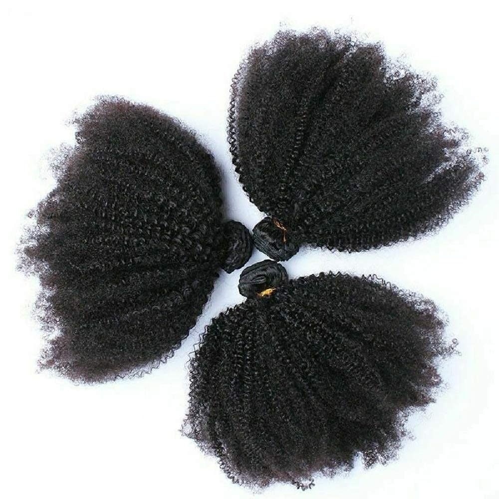 TNICE Tessitura Brasiļiana Afro Kinky Curly Hair Capelli Umani Meche Vergine Naturale 3 Bundle Colore Naturale