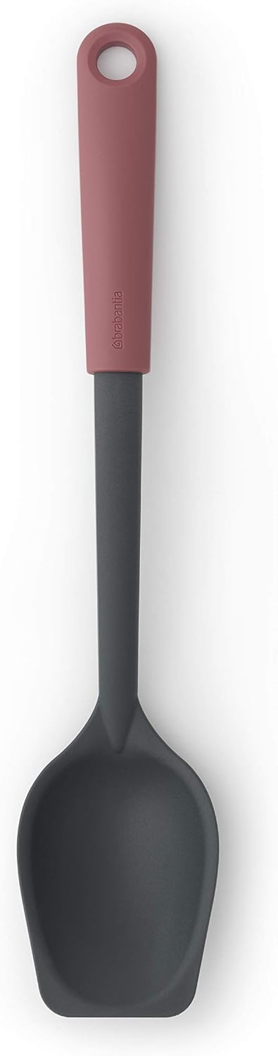 Brabantia Tasty+ Serving Spoon Plus Scraper, Grape Red