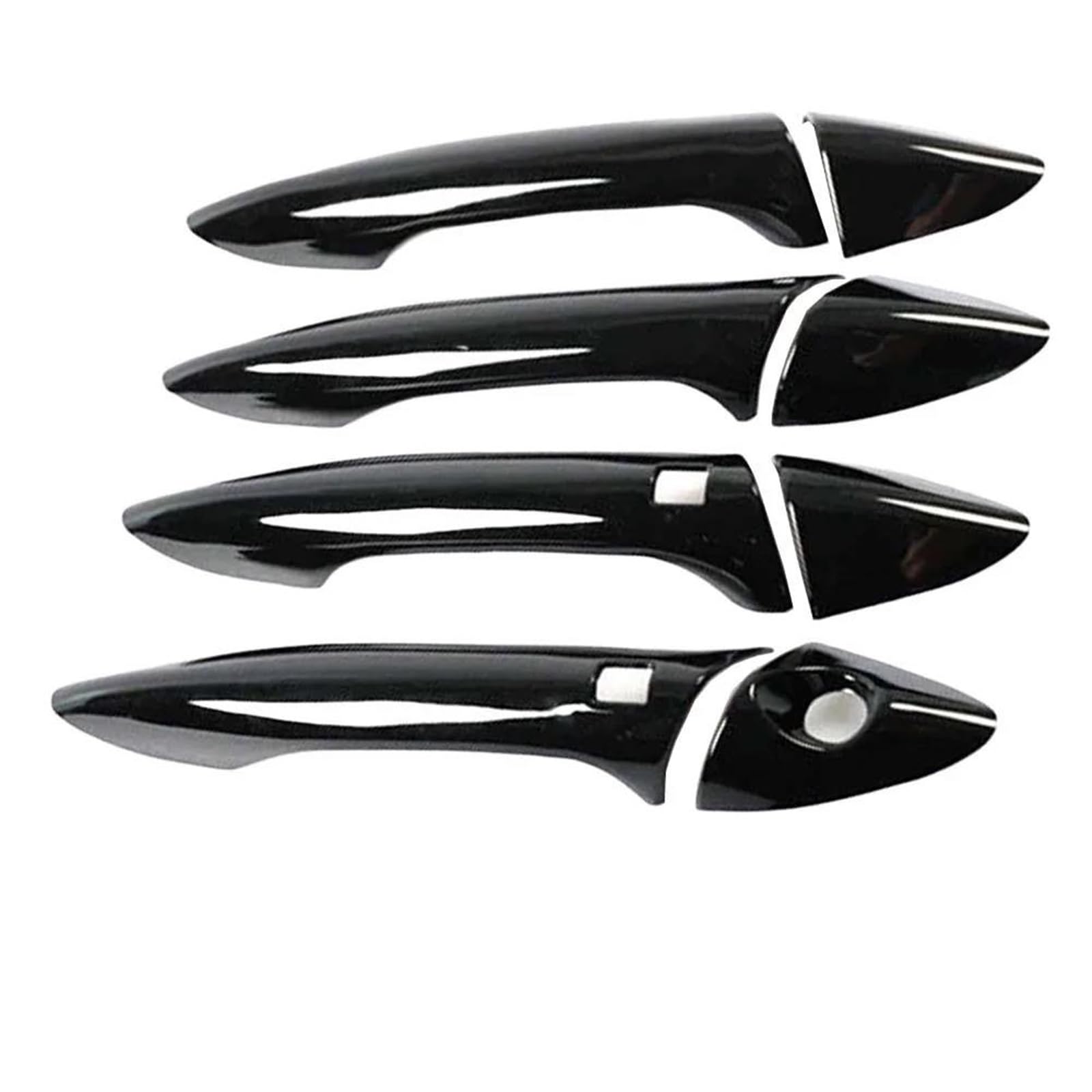 Fkhbzm Style 5 Car Accessories Door Handle Trim Abs Exterior Strip Cover Decorative For Hyundai I30 2012-2016(Style 5)