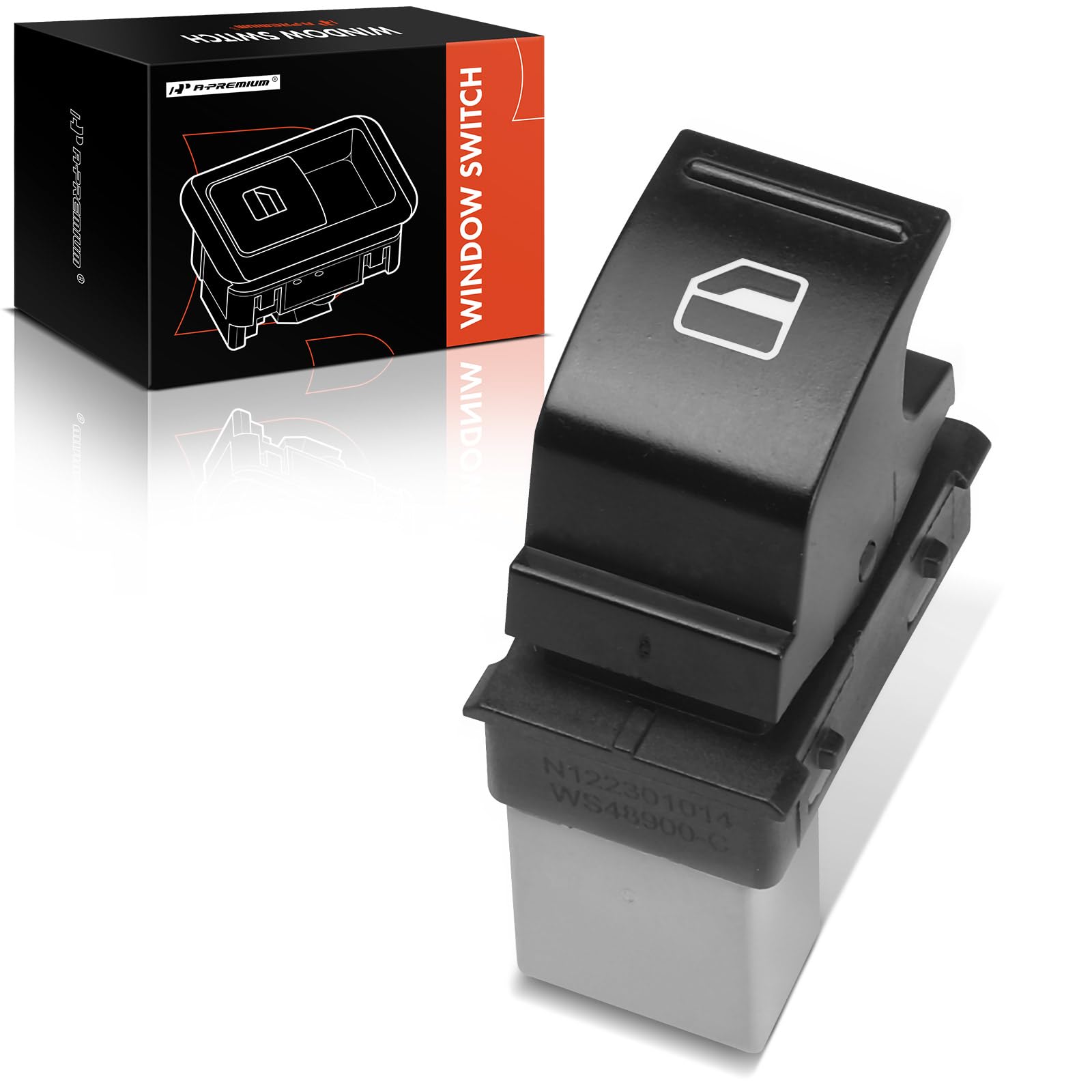 A-Premium Power Window Switch Compatible with Volkswagen Jetta 2005-2011/2013-2017, Passat 2006-2010/2012-2017, Golf 2010-2013, Tiguan 2009-2017, Golf City 2010, Eos 2007-2011, CC, GTI, Rabbit, R32-image-8
