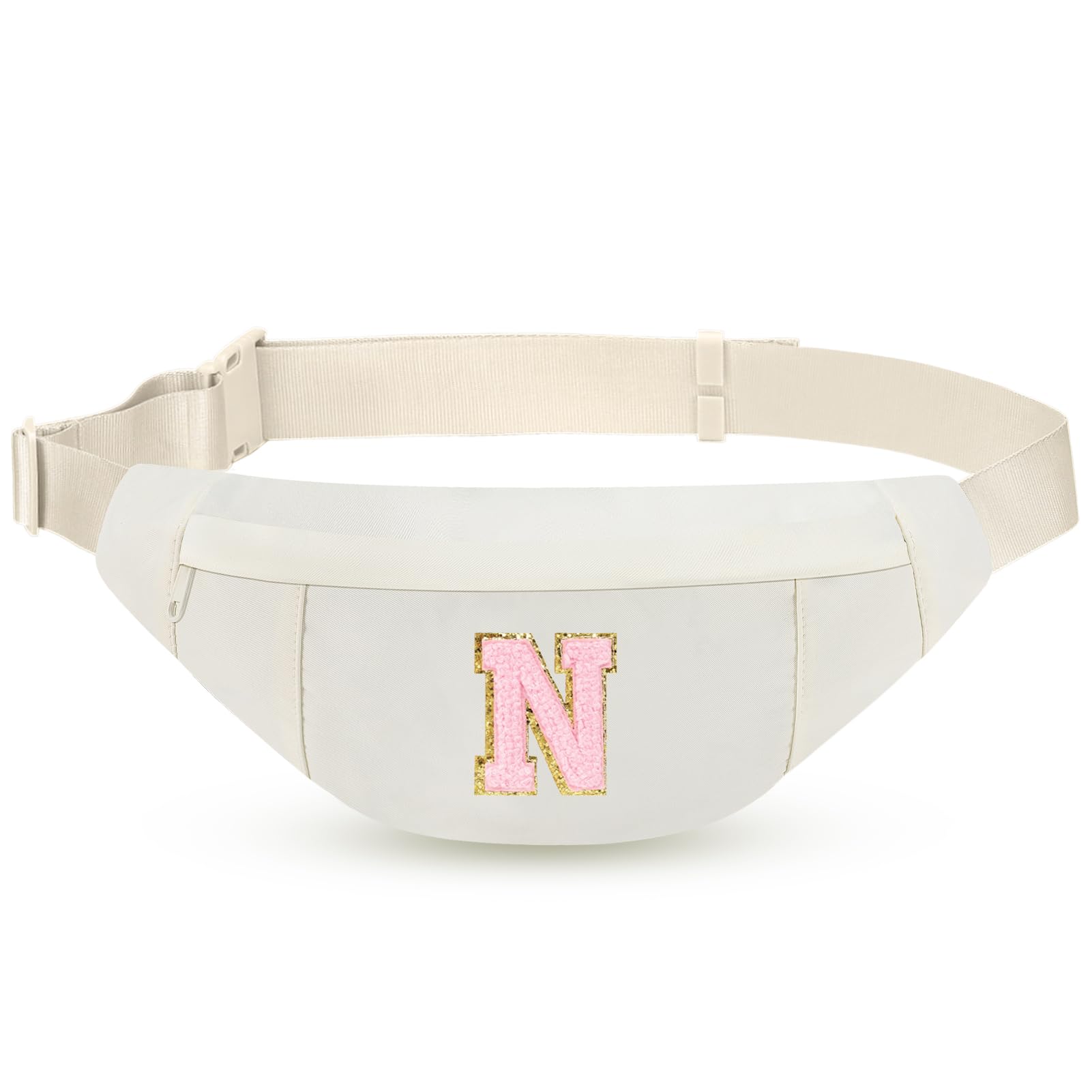 Monogrammed Gifts for Women Men Fanny Pack Shoulder Bag Personalized Birthday Gift for Friends Sister,Letter N