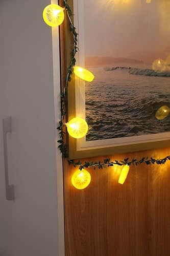 Miniatura 6 de Guirnalda de luces de hiedra y hojas de hiedra con 20 luces LED alimentadas por pilas para decoración de fiestas de cumpleaños en interiores y