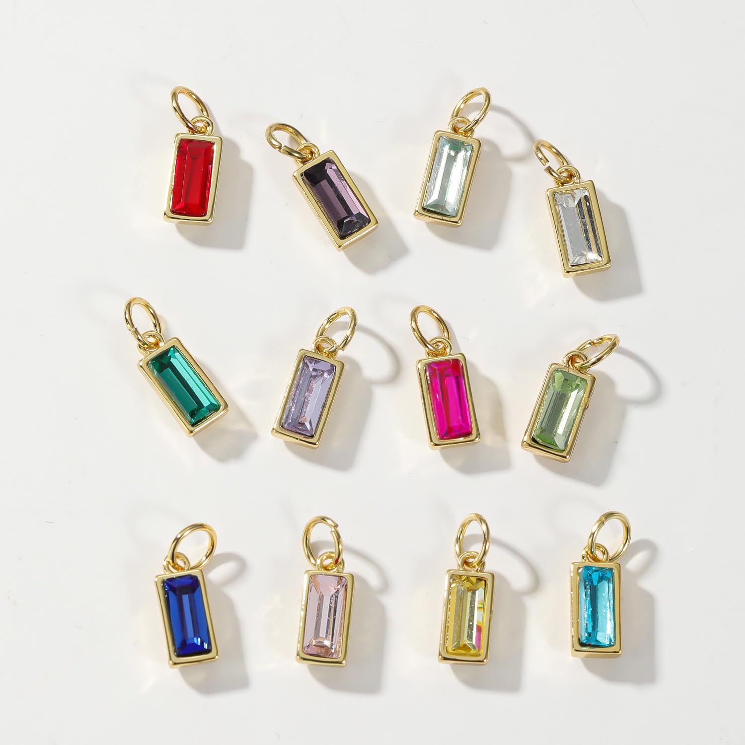 Cross Charm Birthstone Bracelet for Women-18K Gold Plated Stainless Steel Beaded Chain Blue Crystal Gemstone & CZ Cross Adjustable Faith Bracelet for Everyday Birthday & Religious Gifts - Image 6