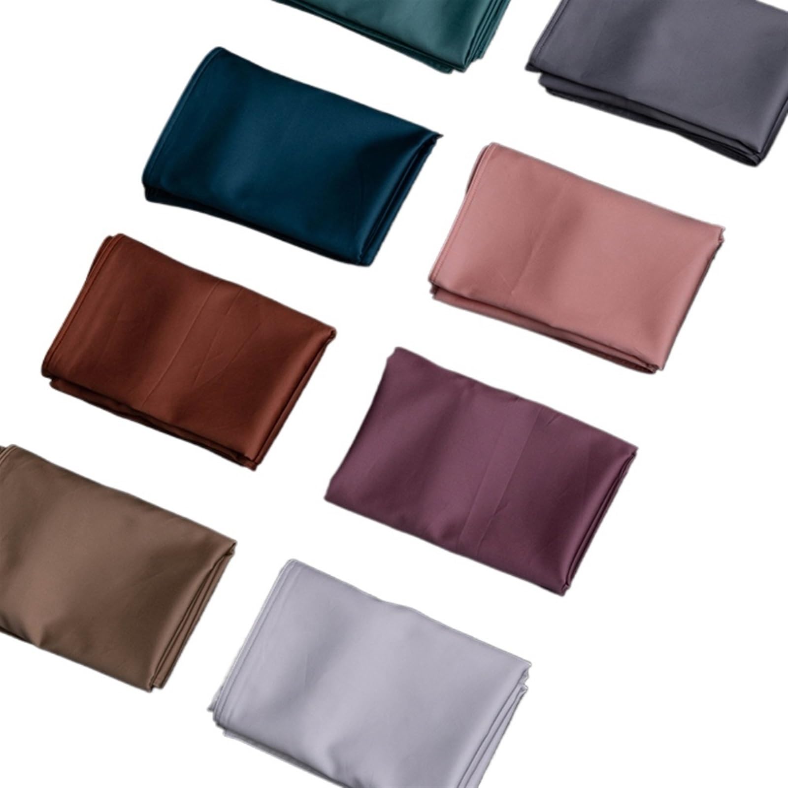 Satin Kissenbezug Kissenbezug aus Baumwolle, Mehrfarbig, schützt Haare, Kissenbezug, Bettwäsche, Kissenbezüge, Bezug(Color 2,50x80cm)