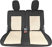 Vista 31 de FH Group Fundas de asiento de automóvil de ajuste personalizado hechas específicamente para la base Ford Explorer 2020-2024, fundas de asiento