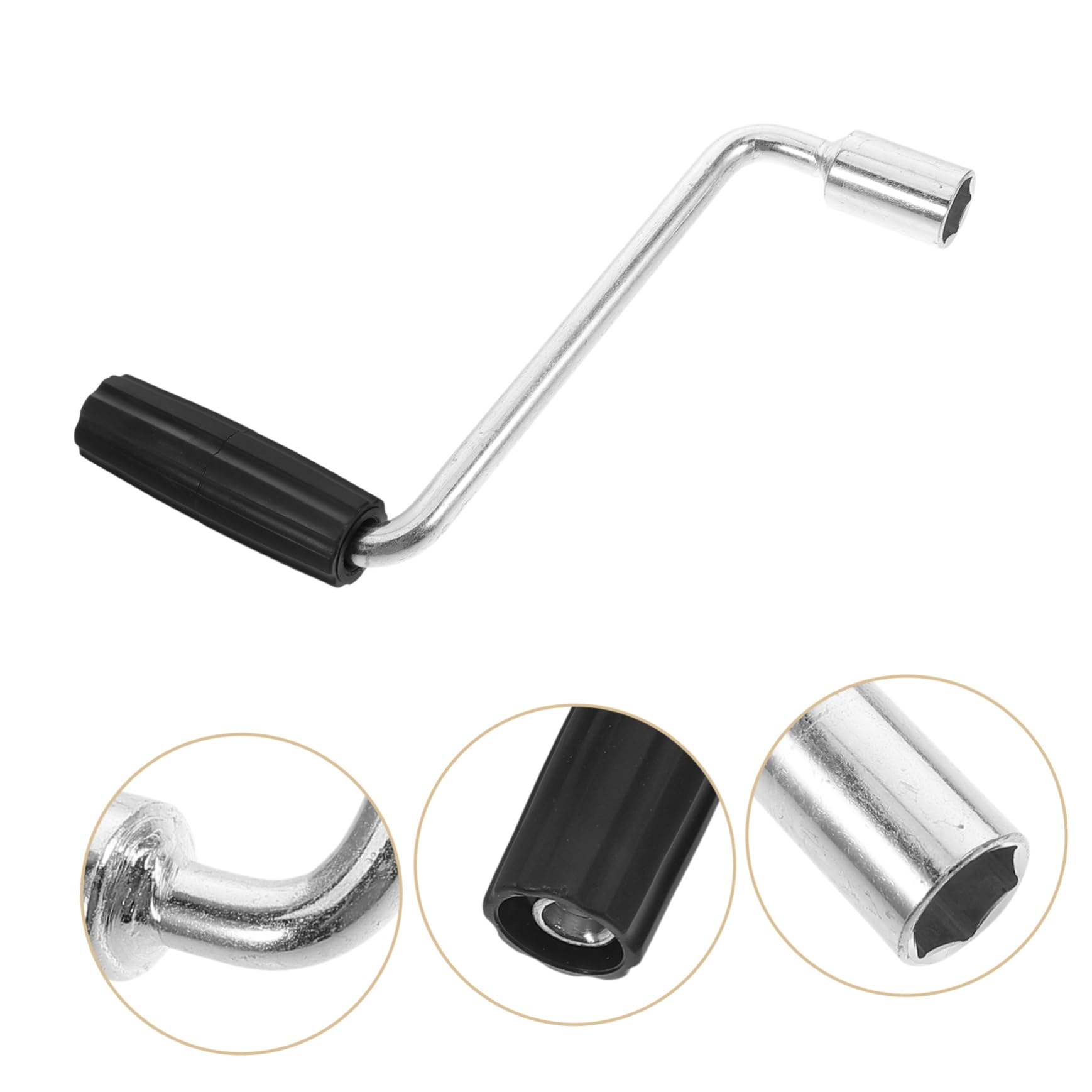 Abaodam Manivelle Élévation Pour Camping Adaptateur Pour Perceuse Manivelle De Cric Pour Remorque Pour Vr Accessoire Pour Auvent