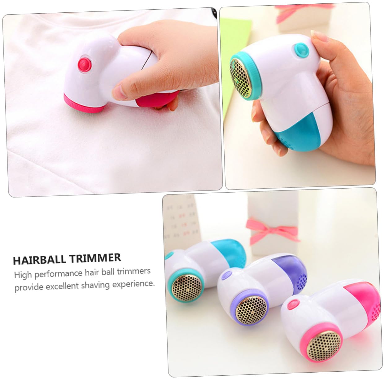COLLBATH Rasoio Per Tessuti Soffici Rimuove Pelucchi Mini Tagliacapelli Sicuri Per Vestiti Resistenti E Pratici Per Uso Domestico
