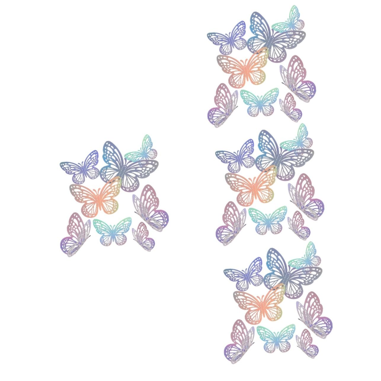 Stickers amovibles Uonlytech pour une décoration de fête de mariage et chambre poétique