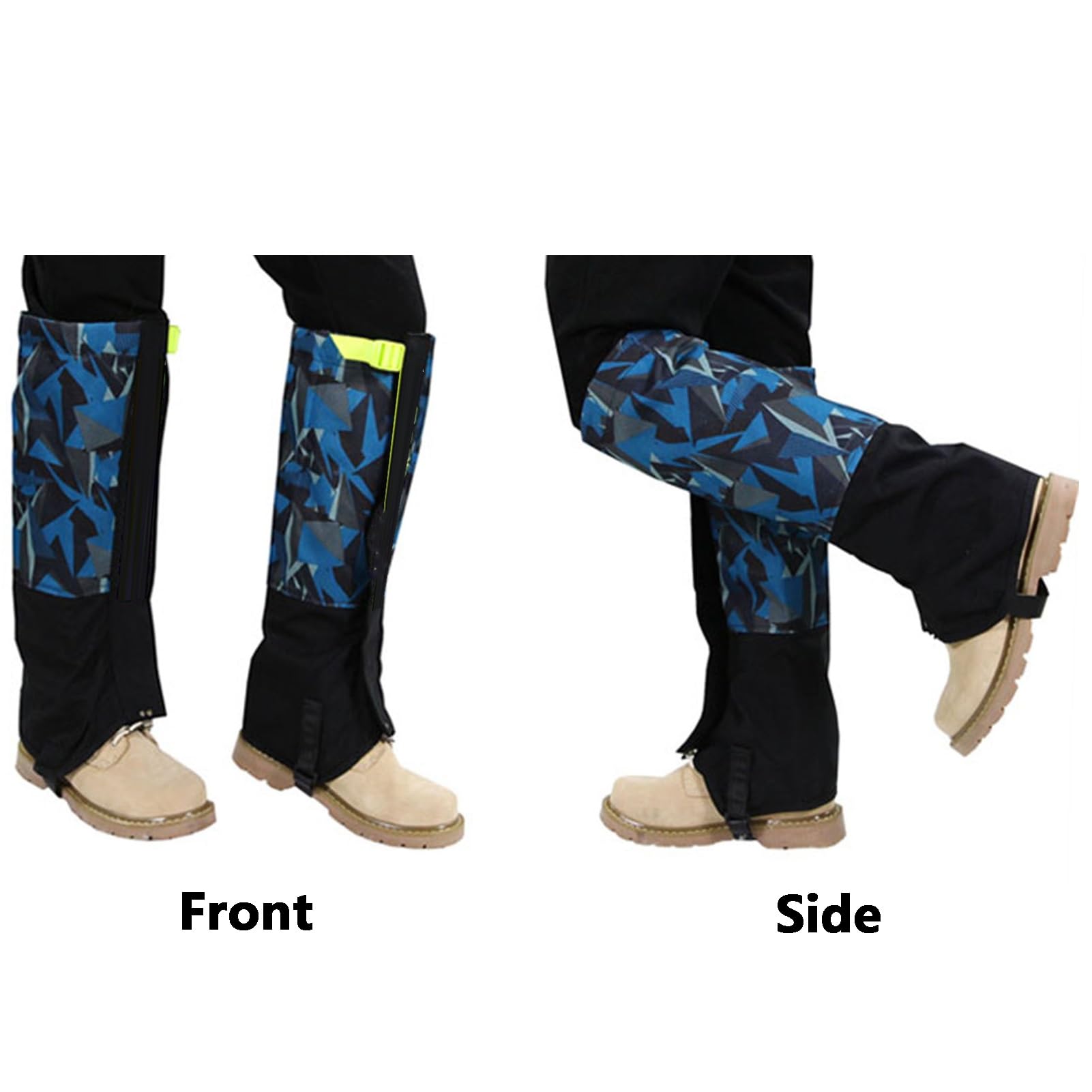 Polainas de Nieve, Polainas Ligeras y Ajustables, for Senderismo al Aire Libre en Barro,y Nieve, Caza, Escalada o esquí, Unisex(Multi-colored1)