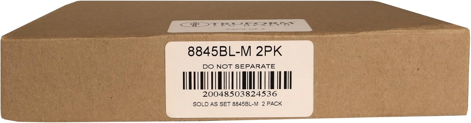 Truform Compression 30-40 mmHg Knee High Stockings Black, Medium, 2 Count