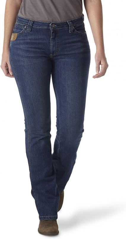 Wrangler Riggs Workwear - Pantalones utilitarios JeanWork con 5 bolsillos para mujer