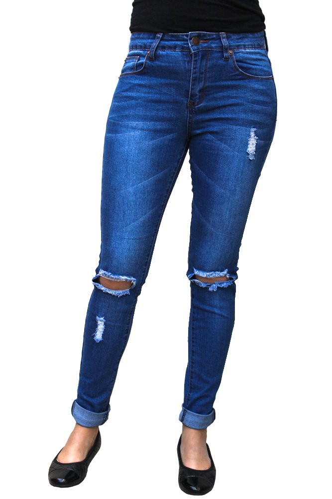Ci Sono Denim Pants by Fashion Posh