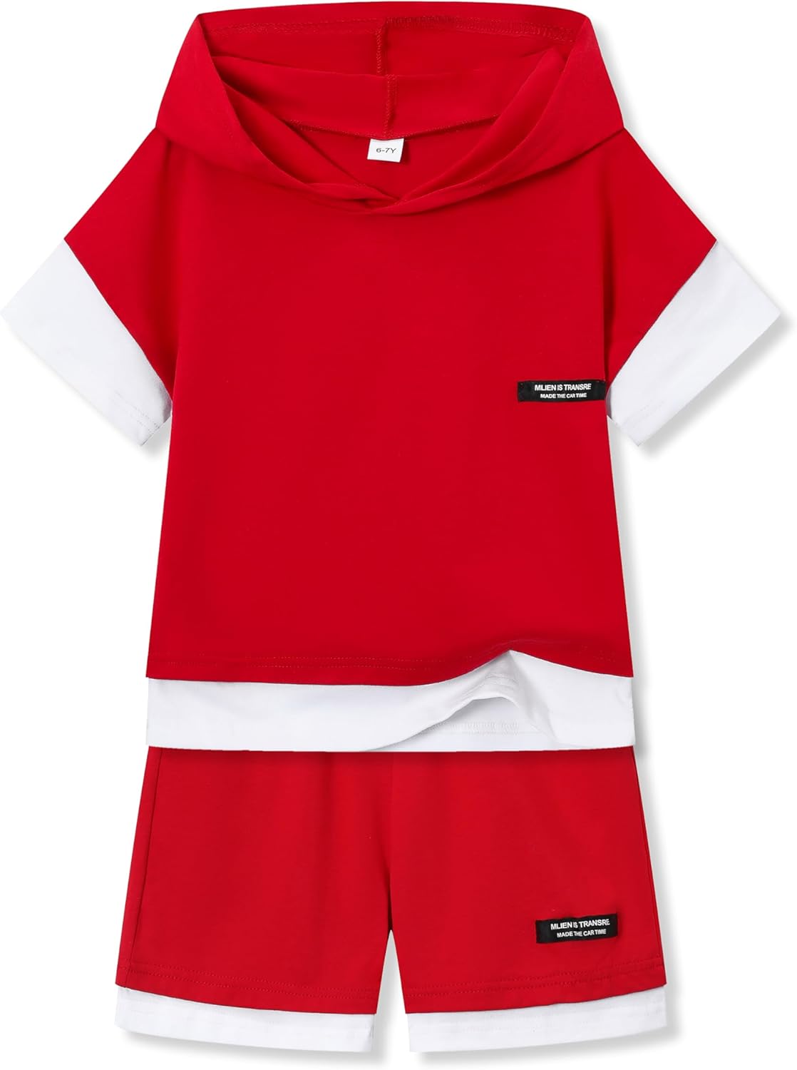 Toddler Boys Summer Clothes Short Sleeve Top and Casual Shorts 2-Piece Kids Comfy Outfits Boys Sets Size 6-12 Years